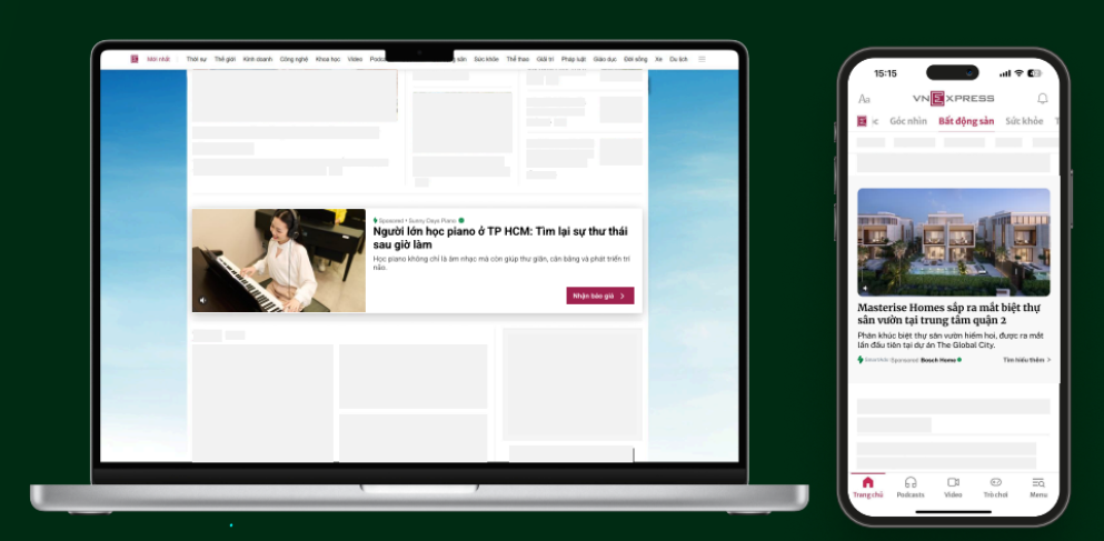 Demo định dạng performance video ads của SmartAds
