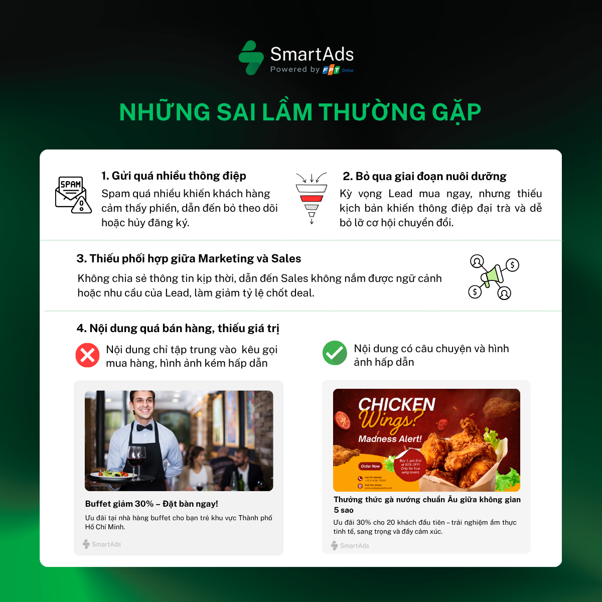 Những lỗi cơ bản khi chăm sóc Lead ra sale