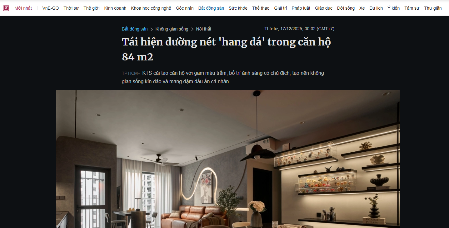 Example of editorial lifestyle content for residential real estate projects