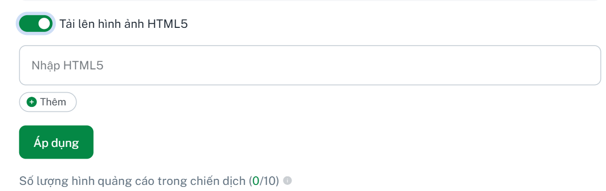 Cách thêm HTML5 banner trên SmartAds