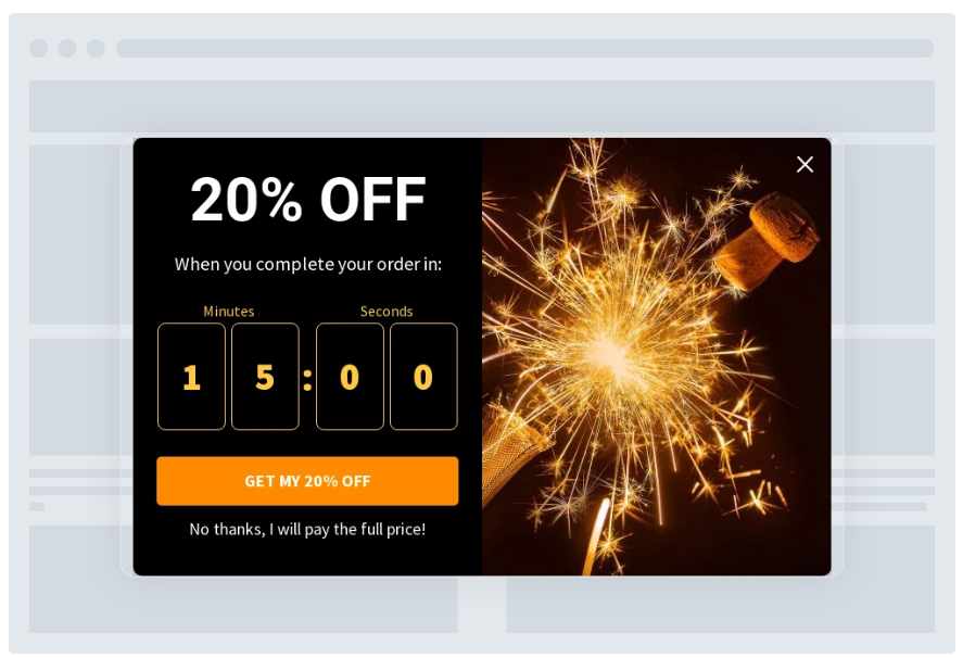 Increase urgency with countdown timers in flash sale campaigns