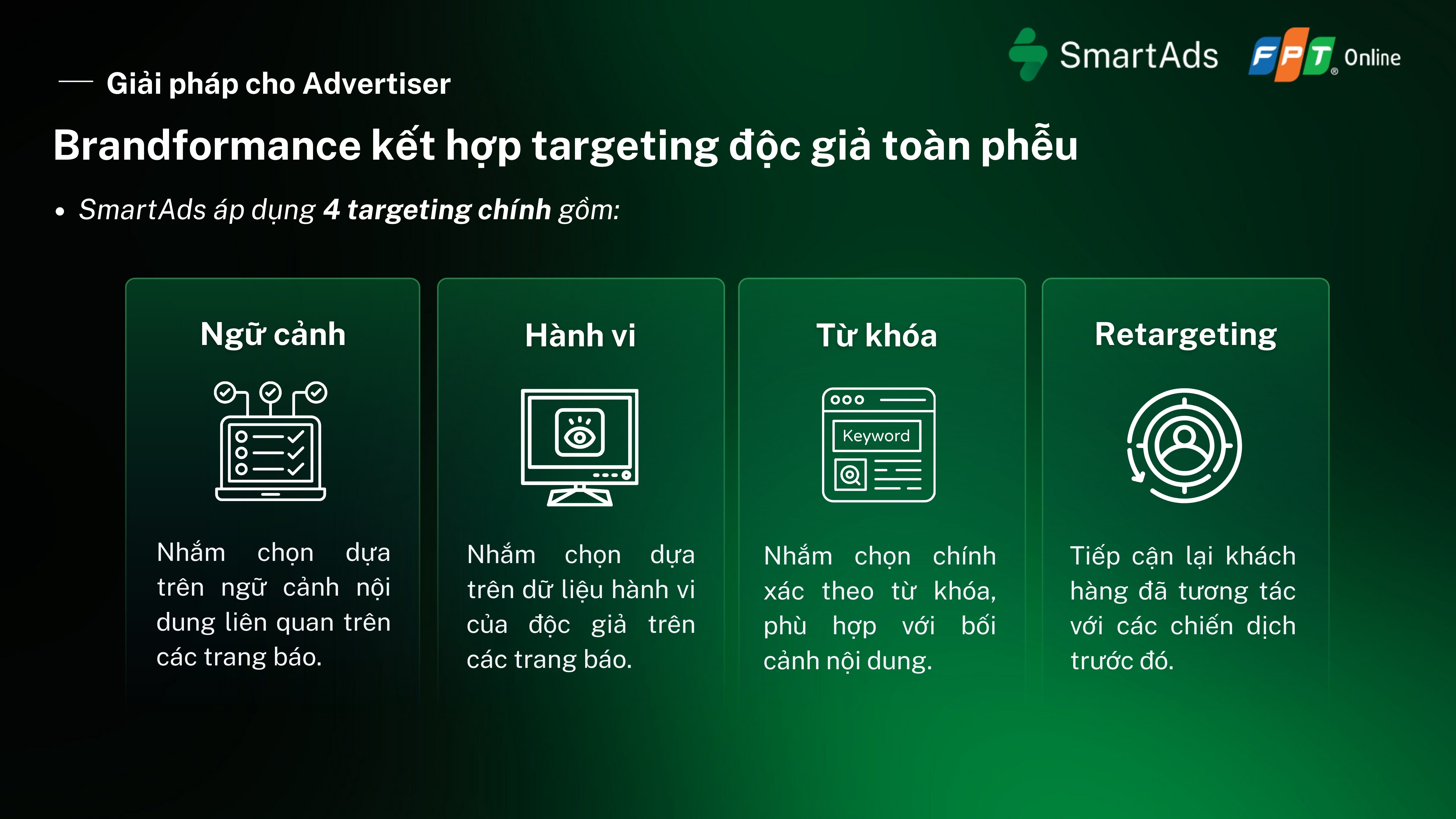 4 loại targeting của SmartAds cập nhật mới nhất 2026