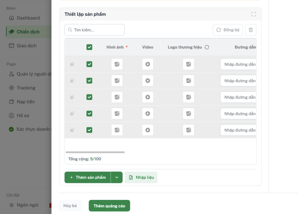 Cách thiết lập chiến dịch Shopping Ads trên SmartAds