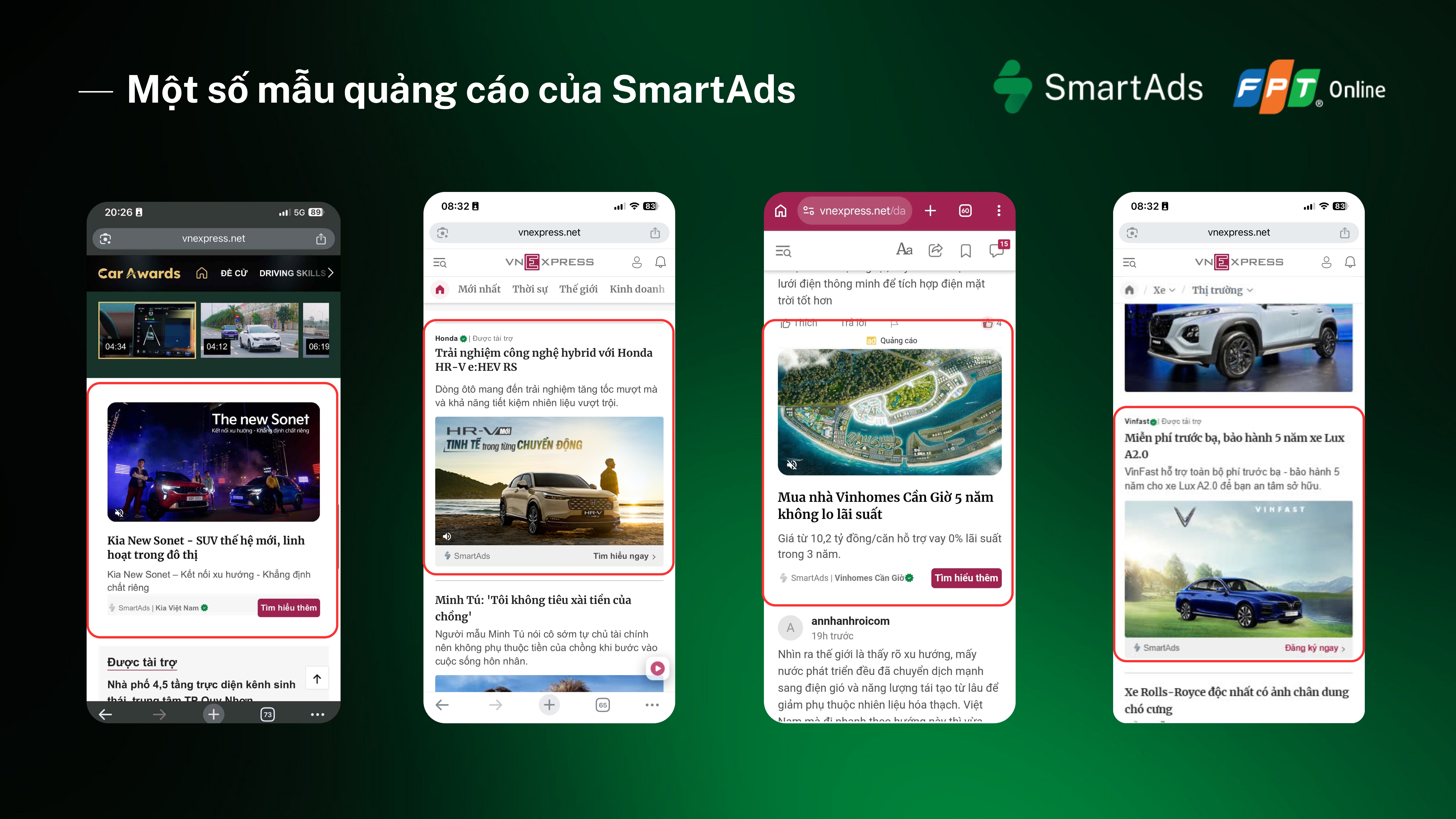 Demo hình thức Performance Video Ads trên mobile