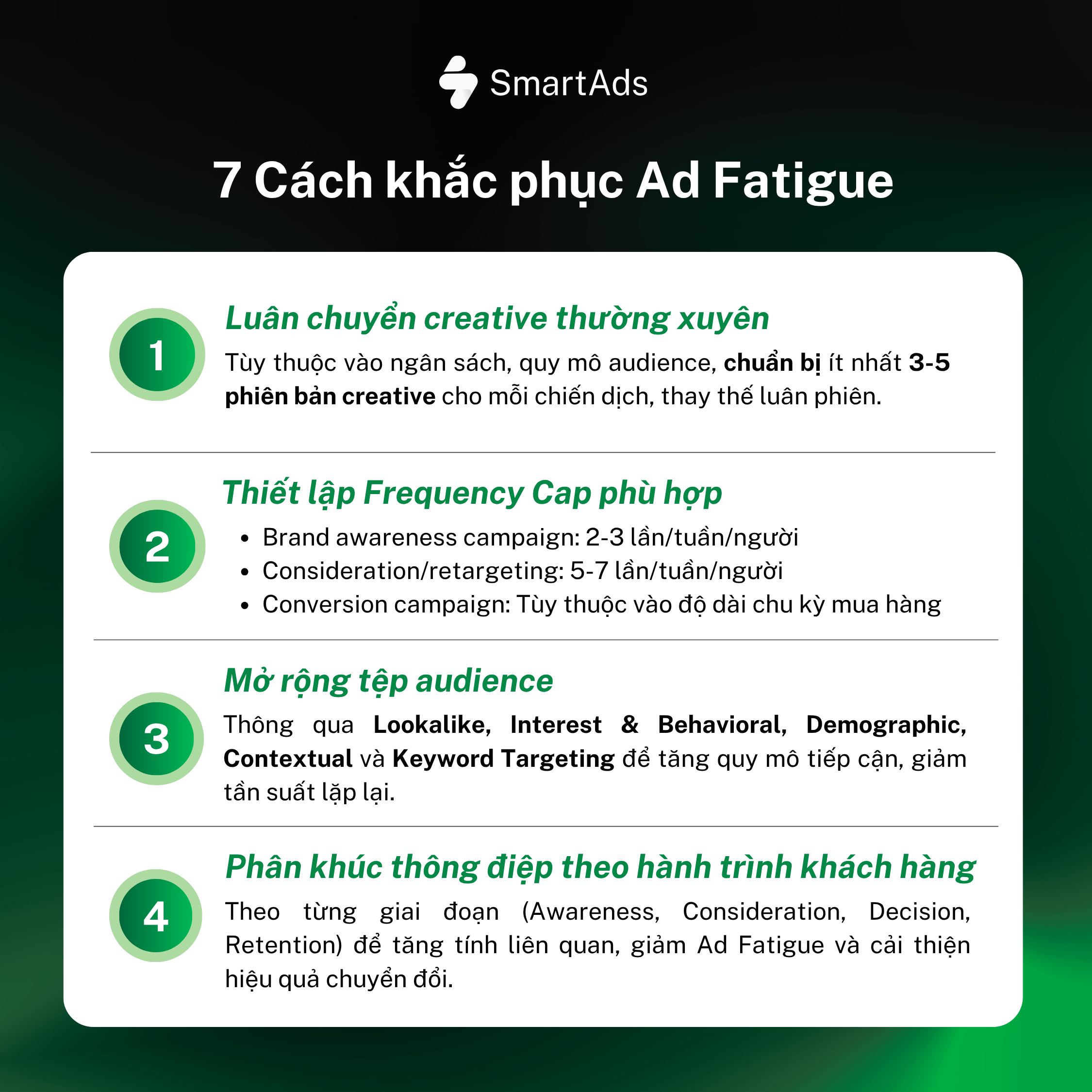 Best practices for preventing and overcoming ad fatigue