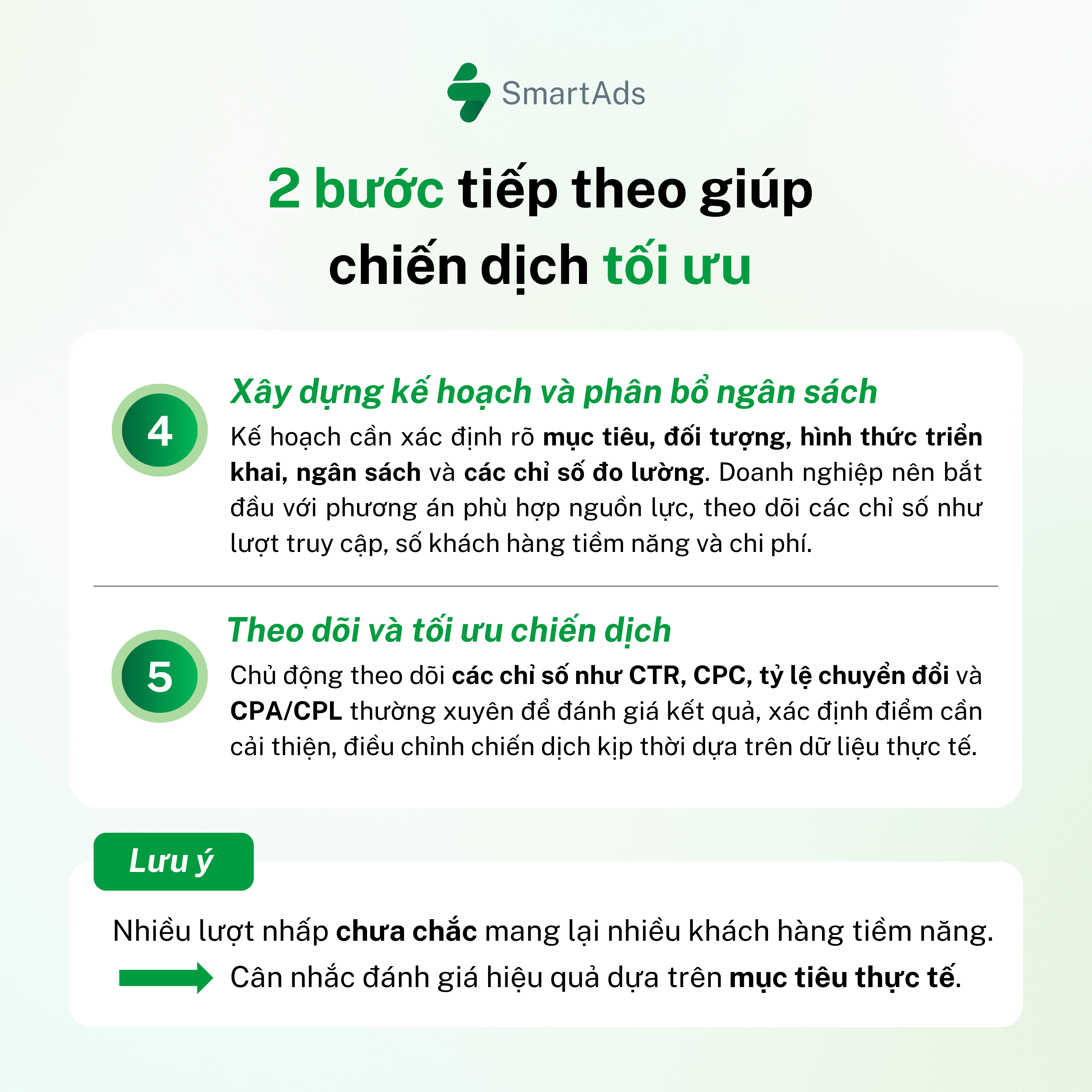Steps to set up an advertising campaign